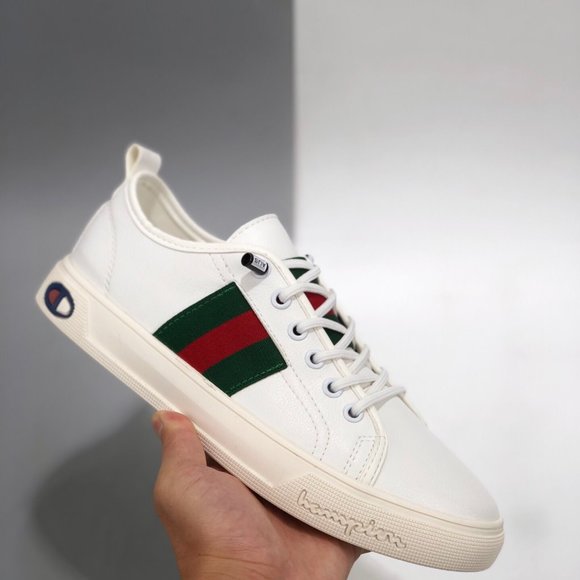 NEWGucci leather casual shoes small white shoes